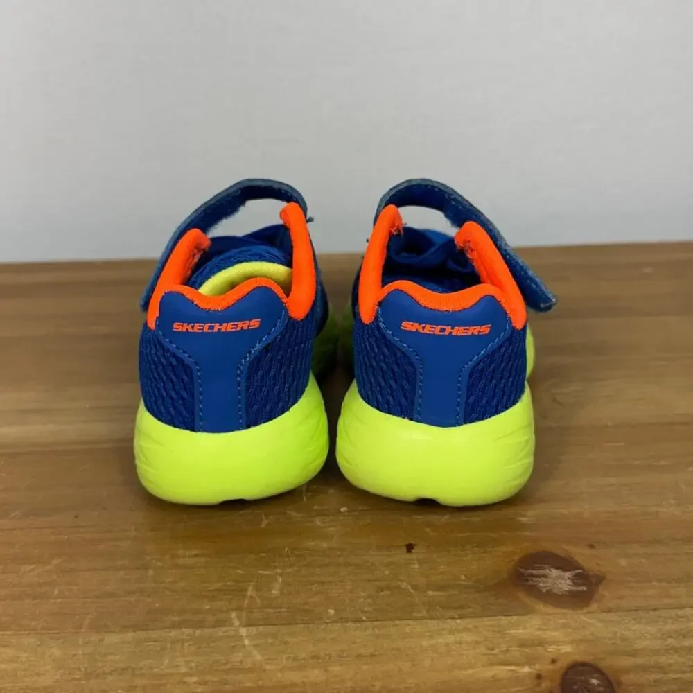 Skechers Go Run Baby Sneaker in Blue Toddler/Walker Size 5